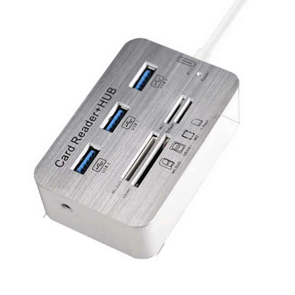 

USB HUB 3.0 Multi USB 3.0 HUB Splitter Card Reader Universal 3 Port USB HUB 4 port High Speed External Memory Card Readers