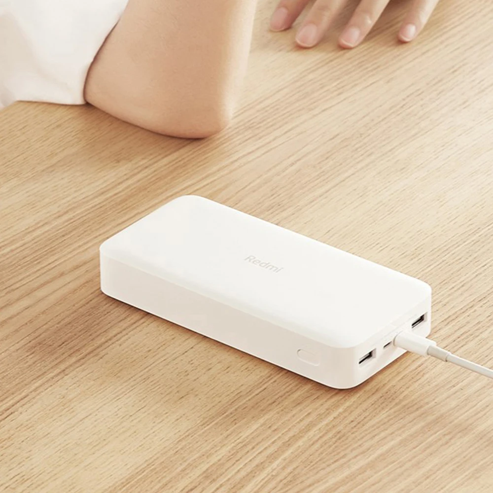 Xiaomi Redmi Power Bank 20000mAh 18W Fast Charging USB Type-C Portable Battery Dual Input Output Two-Way Mobile Phone Charger | Мобильные