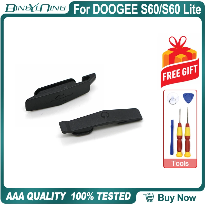 100% Новый оригинальный пылезащитный USB разъем для зарядного порта DOOGEE S60/S60
