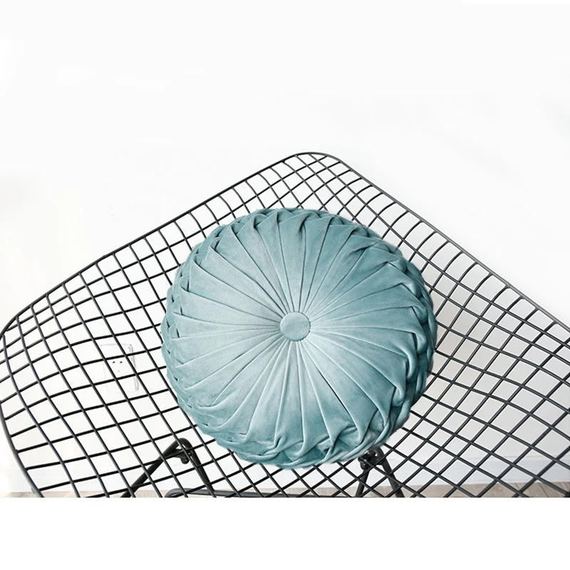 Утолщение круглый диван татами бархатная заполненная подушка для офисного