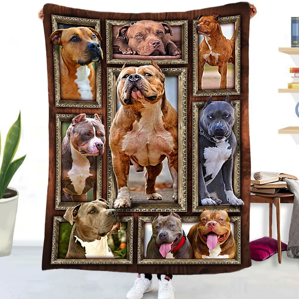 

Nette Hund Flanell Decke Bett Quilt Bettdecke Verdicken Decke und Warme Sofa Abdeckung für Home Camping Mat Alle Saison