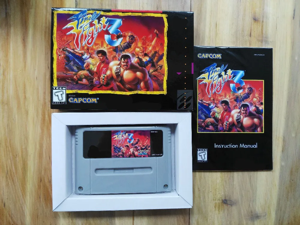 16 битные игры ** финальная борьба 3 (версия PAL! Коробка + инструкция