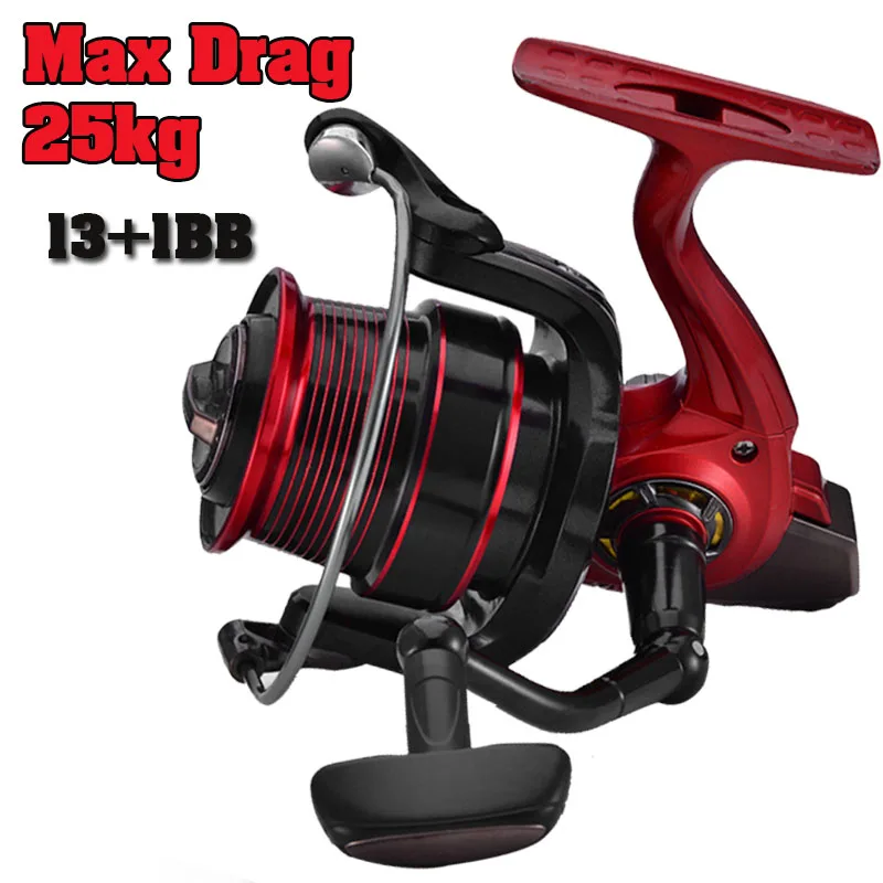 Рыболовные катушки Q & L 5500 6500 13 + 1BB металлическая кружка односторонняя 15 кг