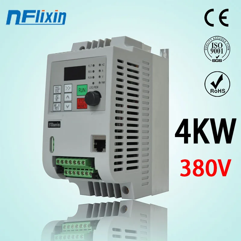 Преобразователь частоты NFLixin 9100 4 кВт 380 В для инвертора управления скоростью