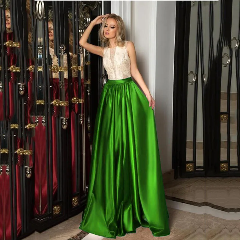 Elegant Royal Blue Formal Evening Dresses 2020 Simple Satin Dubai Long Prom Dress Celebrity Gown With Pockets abendkleider
