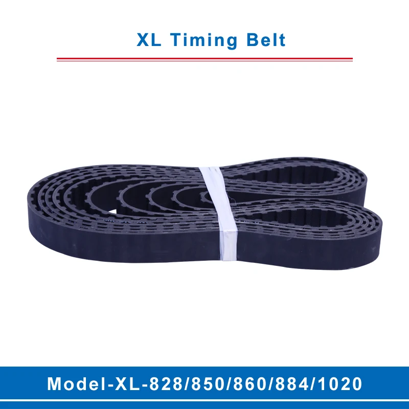 

XL Timing Belt Model-828XL/850XL/860XL/884XL/1020XL Teeth Pitch 5.08 mm Rubber Belt Width 10/15 mm For XL Belt Pulley