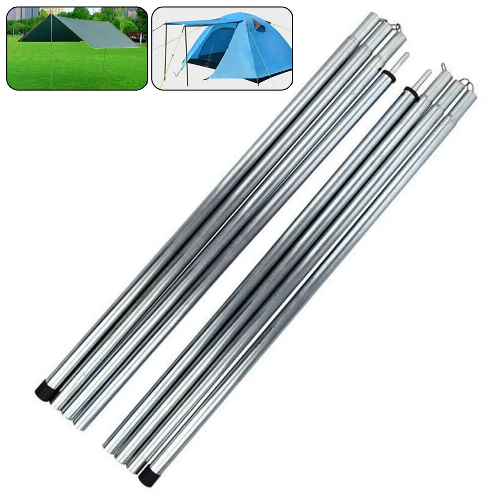 

Folding Outdoor Tent Pole Kit Rod Replacement Rod Accessories 4 Segments Fiberglass Tent Pole Kit For Hiking Camping