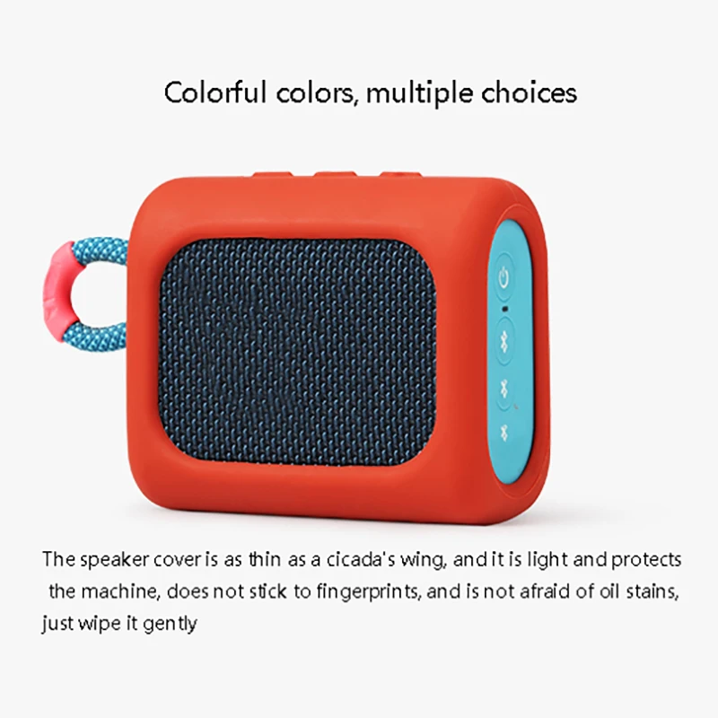 

1 Pcs Silicone Carrying Case & 1 Set Portable Silicone Speaker Case