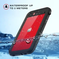 shellbox ip68 waterproof case for iphone se 2020 series diving underwater 7ft shockproof dropproof cover for iphone 78 tpupc