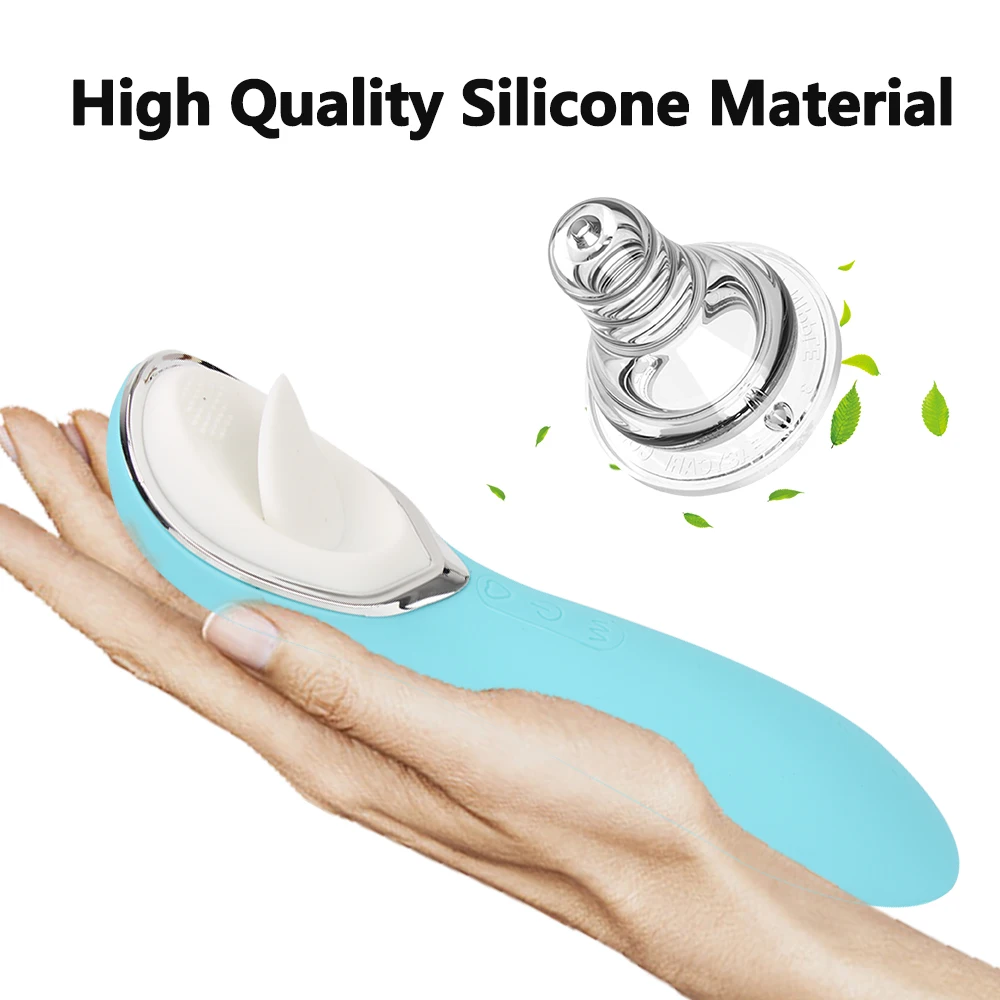 Стимулятор сосков и клитора 2 в 1 массажер для влагалища 10 скоростей вибрирующий