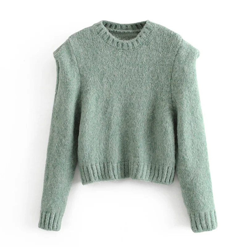 AGong Autumn Winter O Neck Sweaters Women Fashion Solid Slim Sweater Elegant Natural Long Sleeve Female Ladies JW | Женская одежда