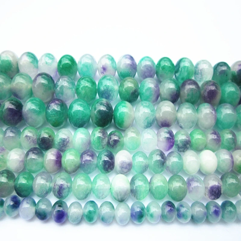 OMHXZJ Wholesale 6 8 10 MM Natural Stone Purple Malaysia Jades Loose Pearl Jewelry ZZ68 | Украшения и аксессуары