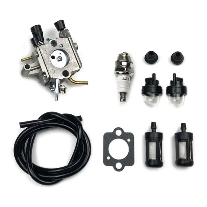 

Carburetor Carb Primer Bulb Spark Plug Fuel Filter Line for FS250 FS120 FS200 FS300 Trimmer Accessories Parts