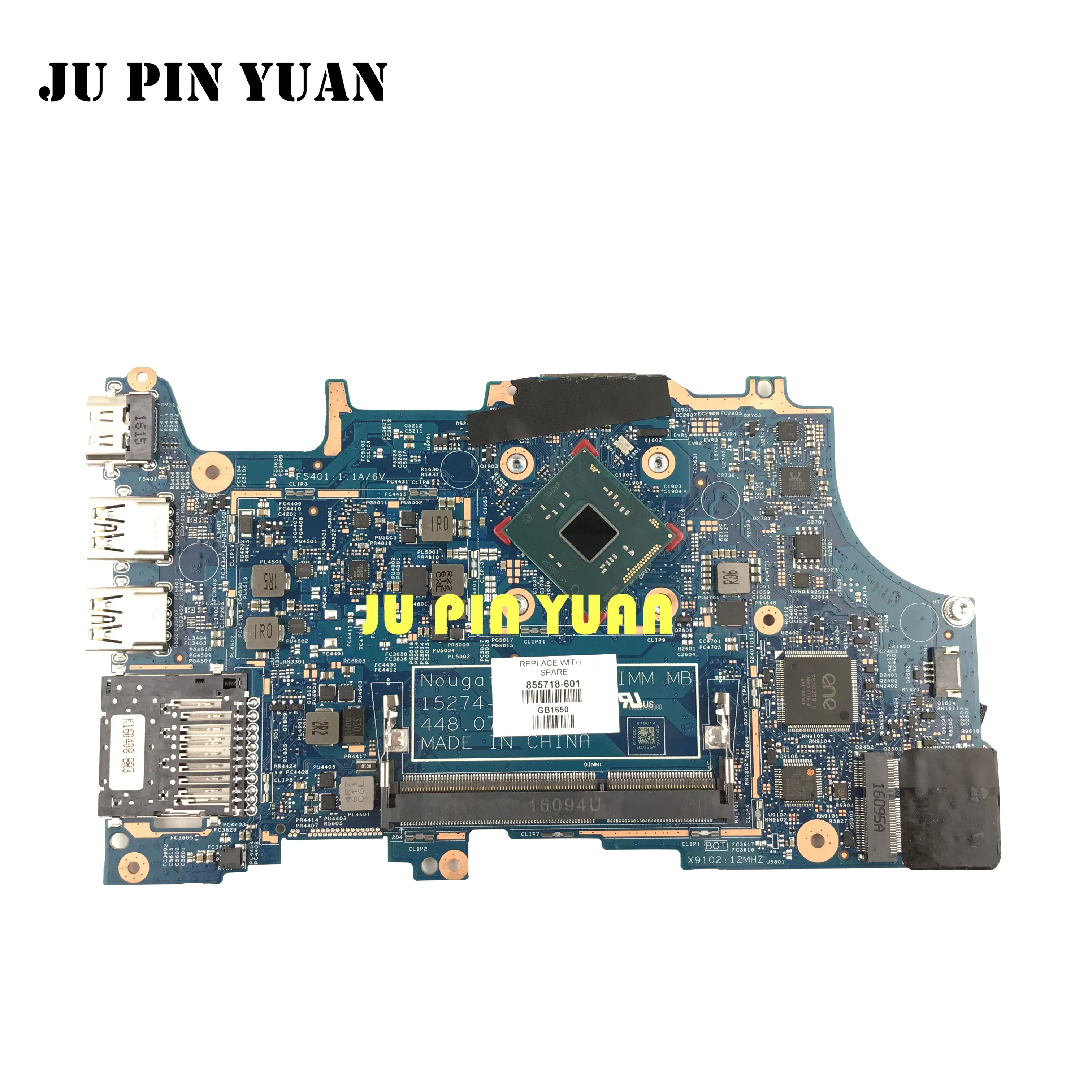 

Материнская плата для ноутбука HP PAVILION X360 11-U 11-U018CA, все функции полностью протестированы, 855718-601, 855718-501, 448.07P09.0011