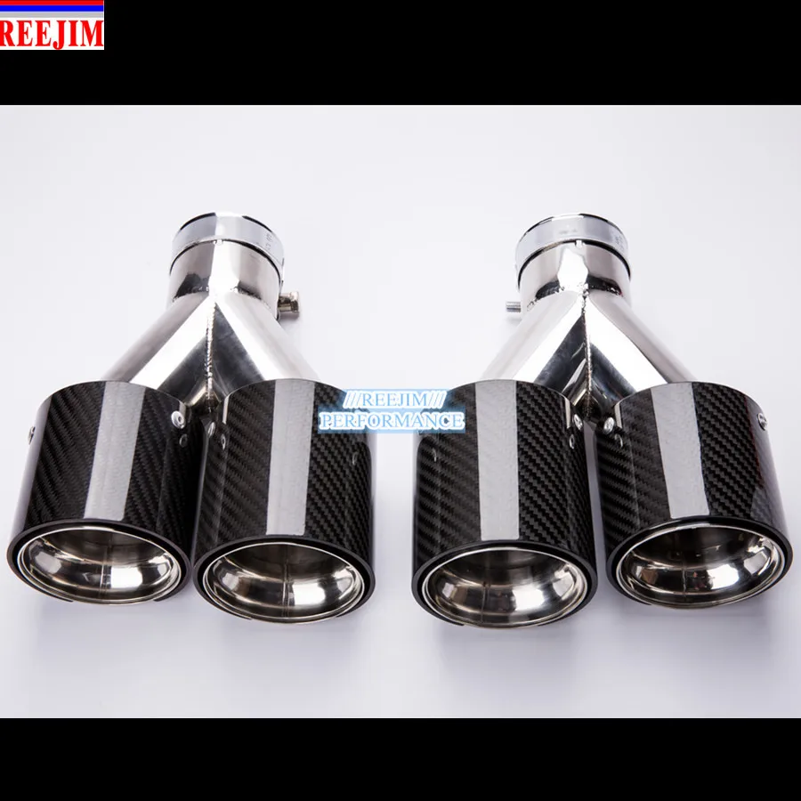Новый углеродный наконечник для выхлопной трубы M Performance глушителя BMW M3 M5 M6 2 5