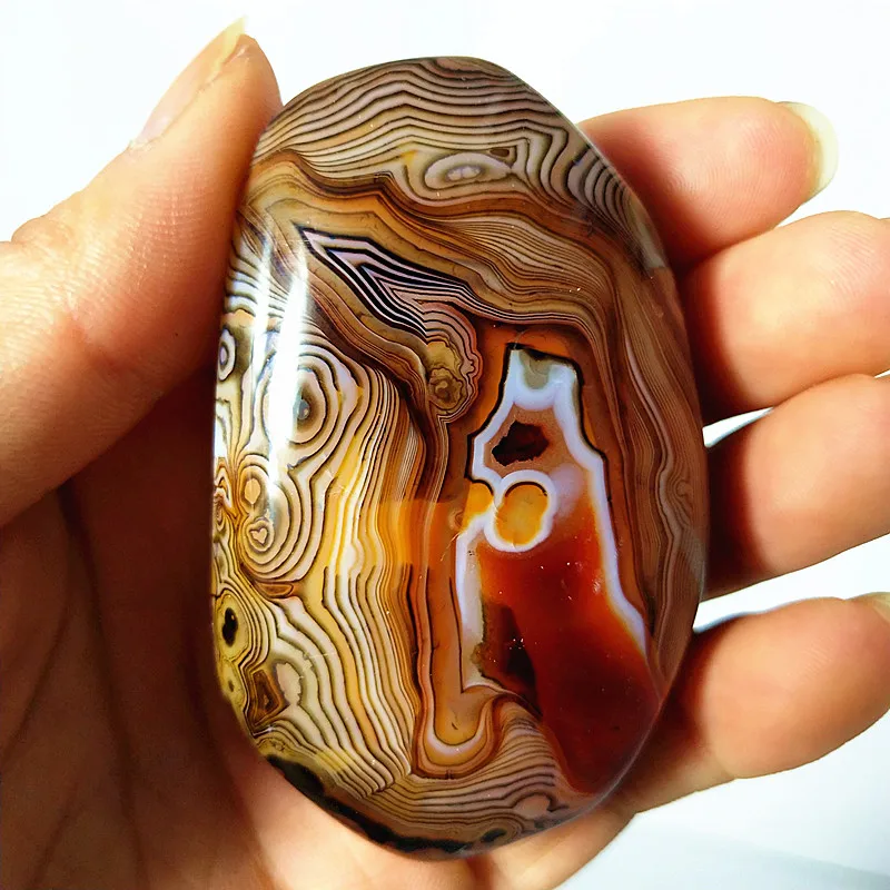 Агатовые пальмовые камни Sardonyx из натурального камня игровые маленькие и