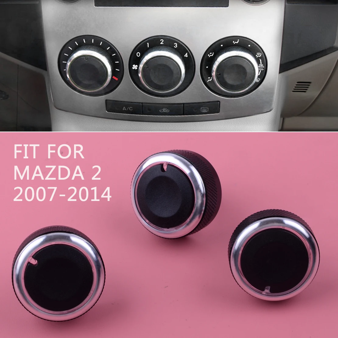 DWCX 3 шт. переключатель A/C регулятор температуры для Mazda 2 Demio 2007 2008 2009 2010 2011 2012 2013 2014 |