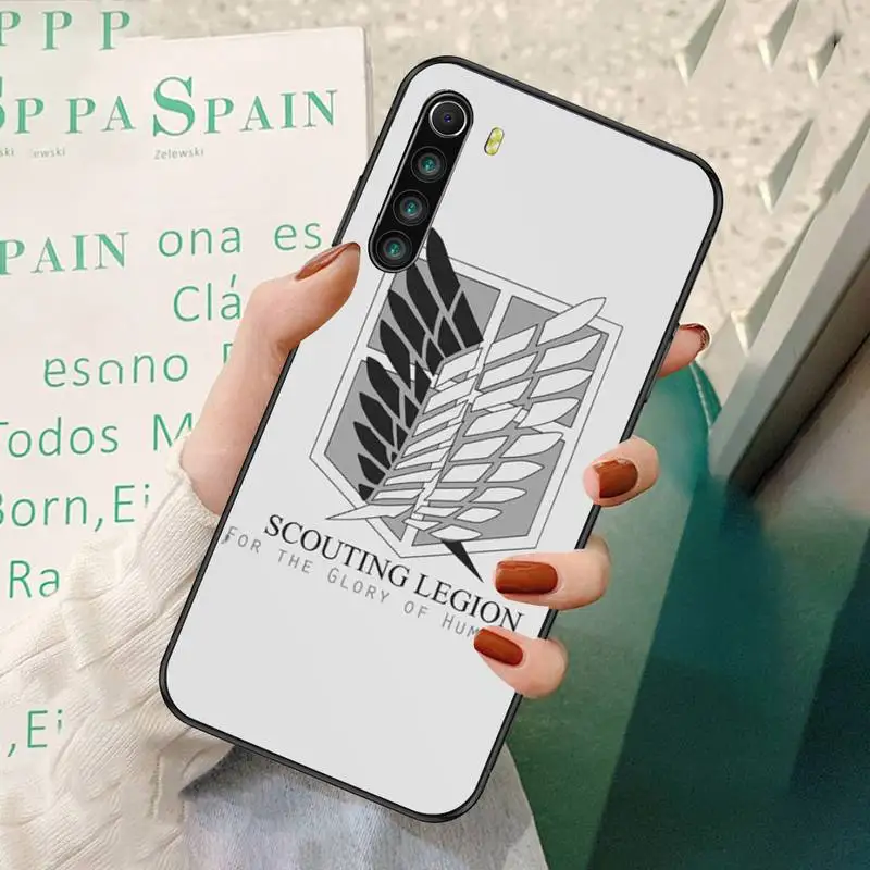 

0 Scouting Legion Black Soft Phone Case For Redmi 7 8 9 A K20 30 Pro Note 8 9 Pro 9s