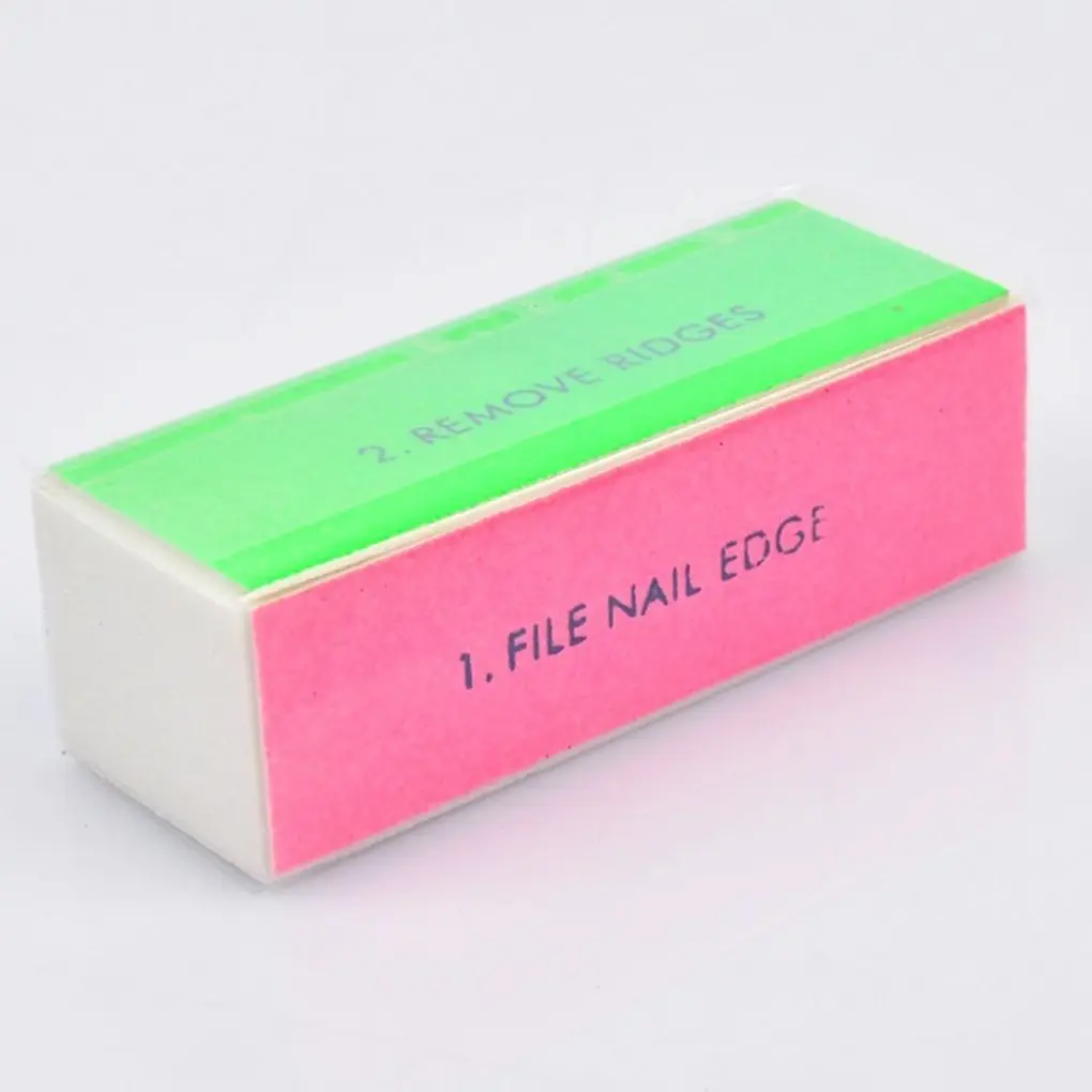6 шт. пилка для ногтей Гель-лак буферная моющаяся шлифовальная коробка пилки лака