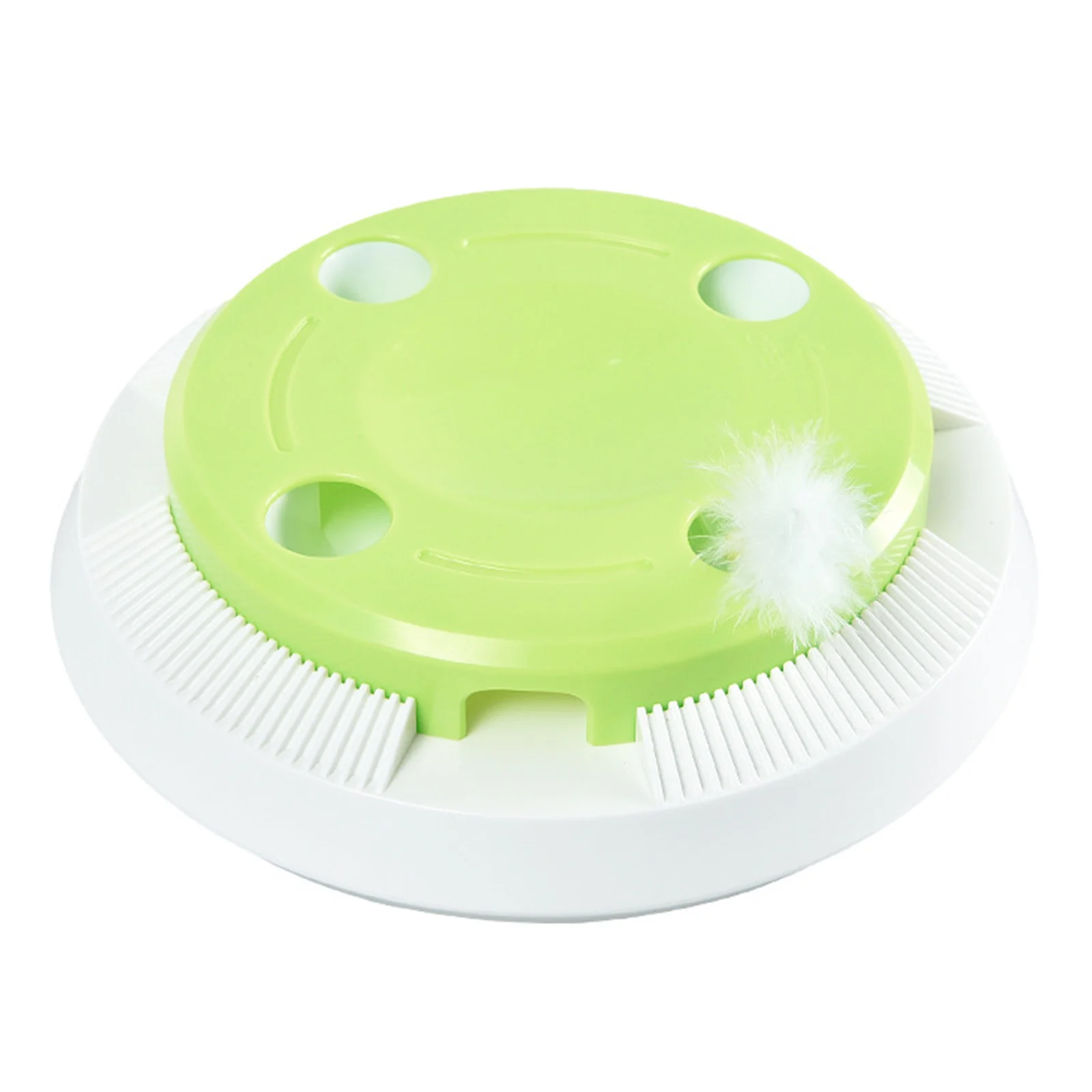 

Electronic Auto Shut-Off Cat Toys Interactive Random Rotating Feather Smart Toy Funny Playing Teasing for Indoor Cats Toys