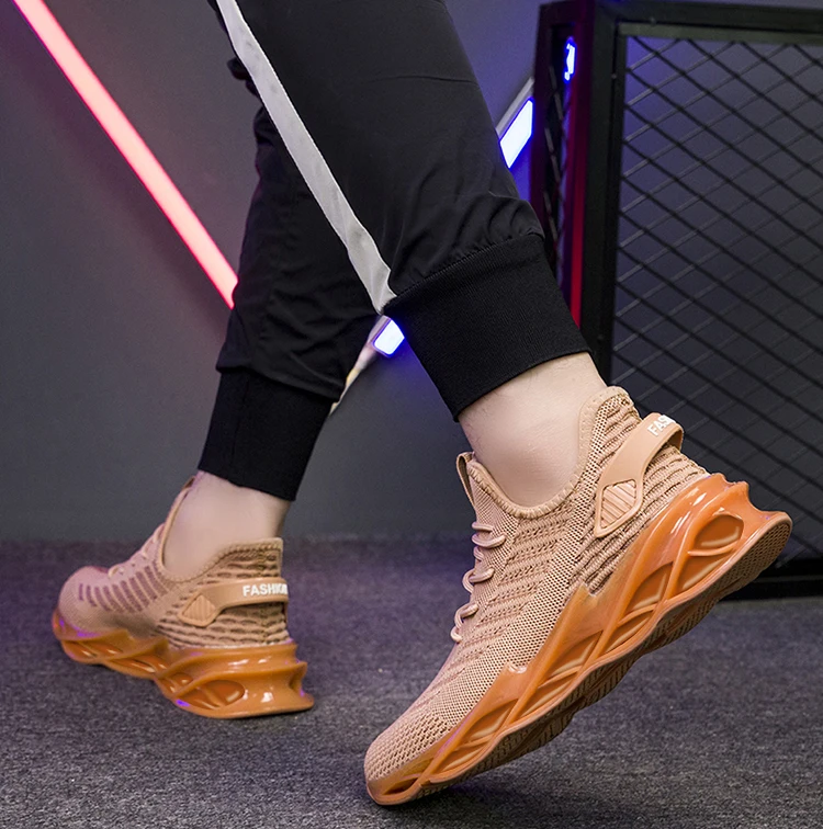 

2021 Outdoor Men Running for Men Jogging Walking Sports Shoes High-quality Lace-up Athietic Breathable Blade Sneakers Women