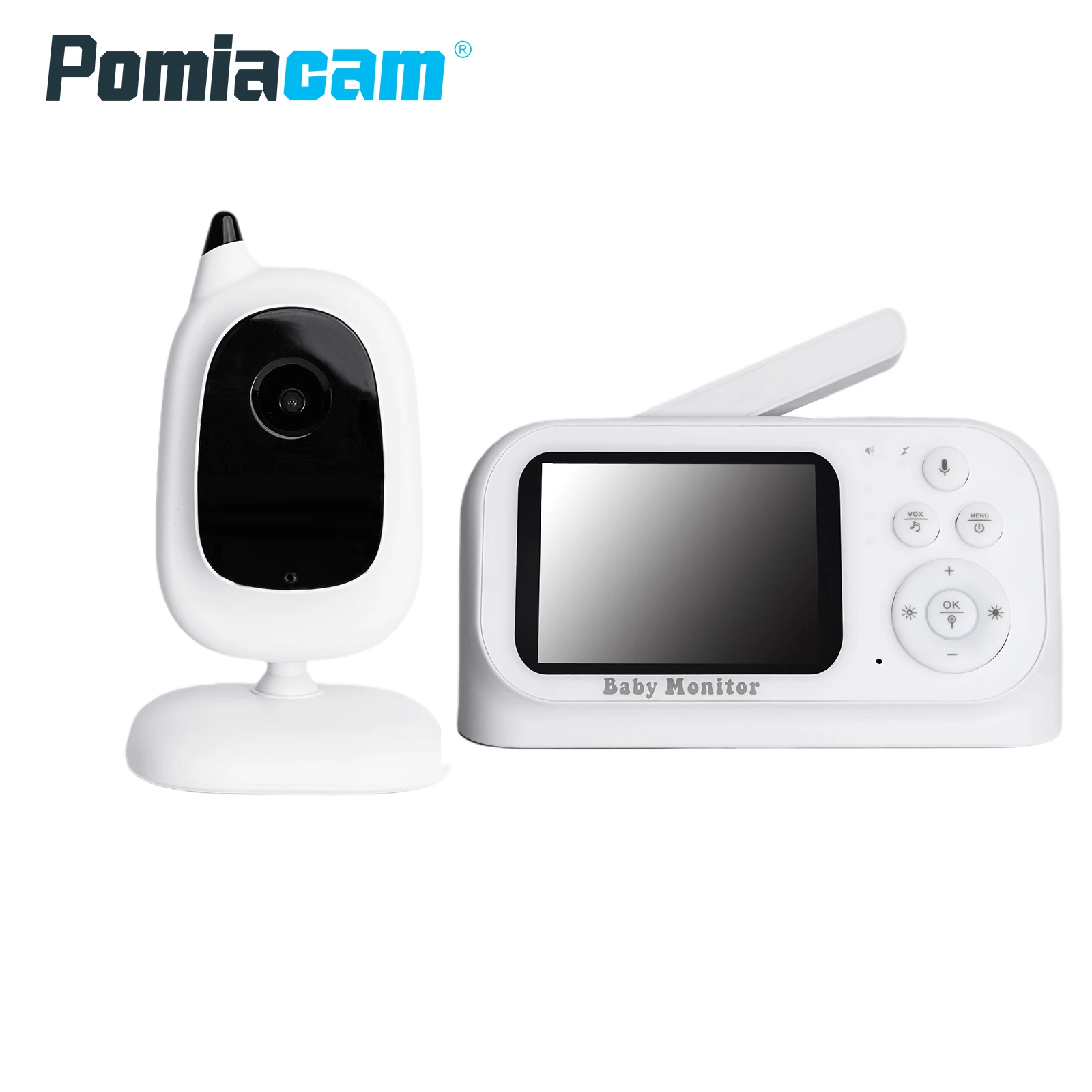 

Wireless Video Baby Monitor with Digital Camera, 3.2 Inch Screen Night Vision Temperature Monitoring & 2 Way Talkback System