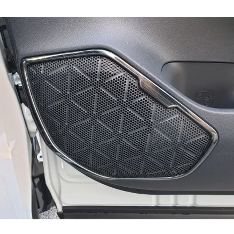 Внутренняя дверь автомобиля для Toyota RAV4 RAV 4 2019 2020 стерео колонка аудио кольцо