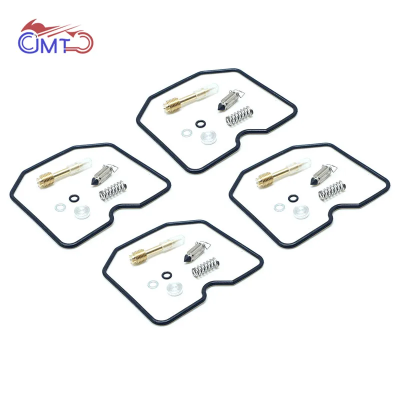 

For Kawasaki Ninja 600R 750R 900R Carburetor Repair Kit Float Valve Pilot Screw Chamber Gasket Rebuild Set Parts ZX 600 750 900