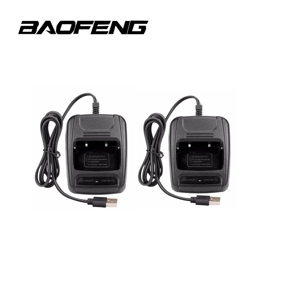 2 шт. Baofeng двухстороннее радио аксессуары USB зарядное устройство для BF 888s Retevis H777