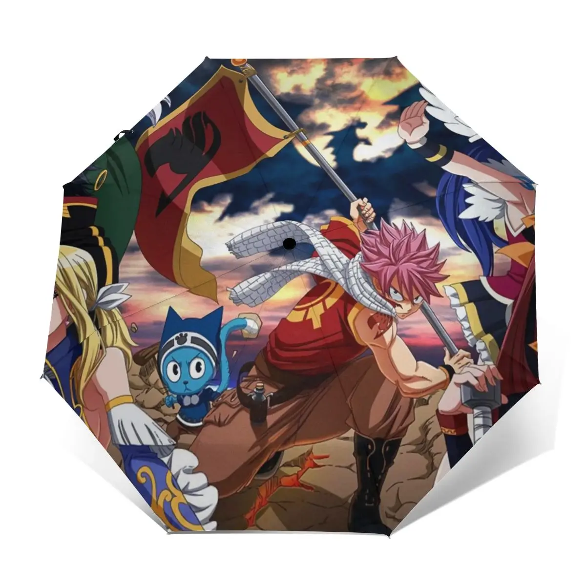 

Зонт с волшебным хвостом и защитой от ветра