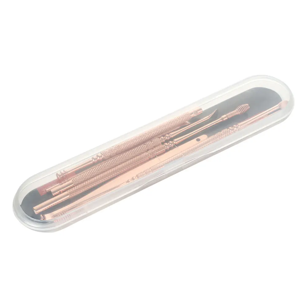 

Golden Stainless Steel Ear Pick Ear Set Double-headed Spiral Ear Rake Ear Pick Tool Set Ear Clean Tool
