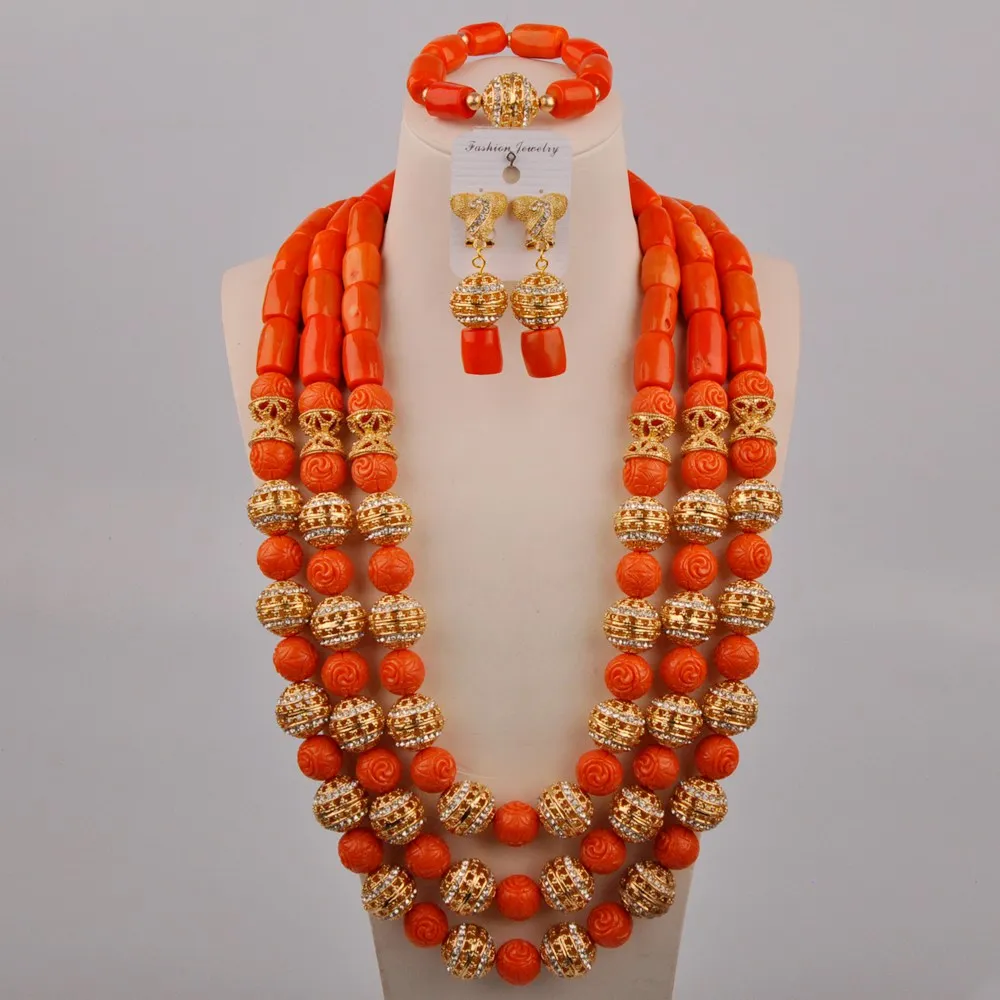 Свадебный комплект из бисера в африканском стиле | Украшения и аксессуары