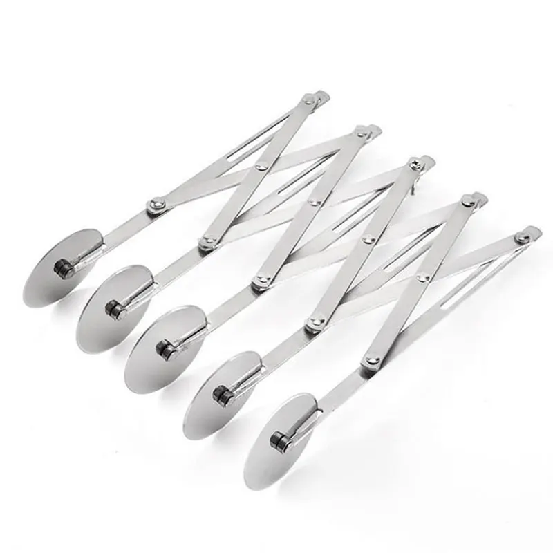 

3/4/5 Wheels Cutter Dough Divider Side Pasta Knife Flexible Roller Blade Pizza Pastry Peeler Stainless Steel Bakeware Tools