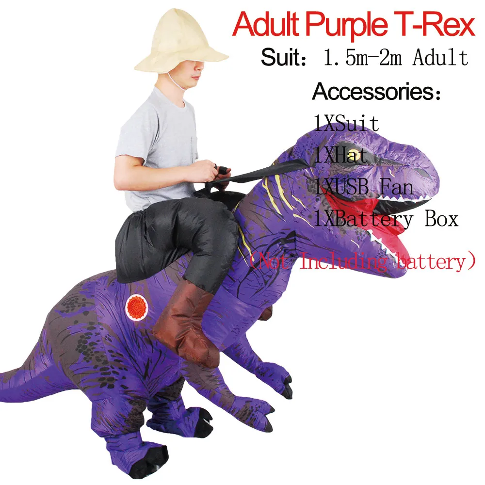 Cycling Purple ET-Alien надувной костюм монстра страшный зеленый инопланетянин Косплей Костюм для взрослых День благодарения Рождественская вечеринка фестиваль сцена - Цвет: Cycling Purple