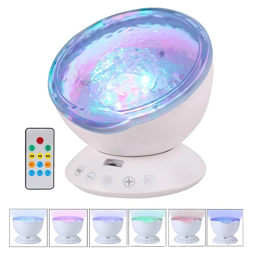 12 Светодиодный tf-порт колонки сдистанционным управлением сенсорный зонд океан