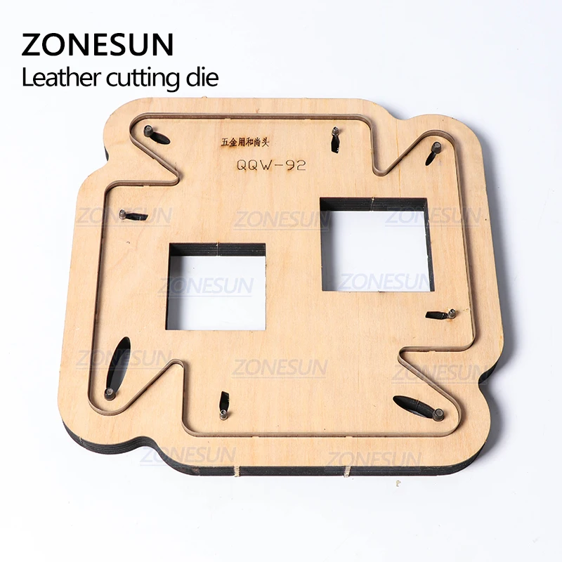 ZONESUN ящик для хранения изготовленные на заказ кожаные штанцевый нож инструмент