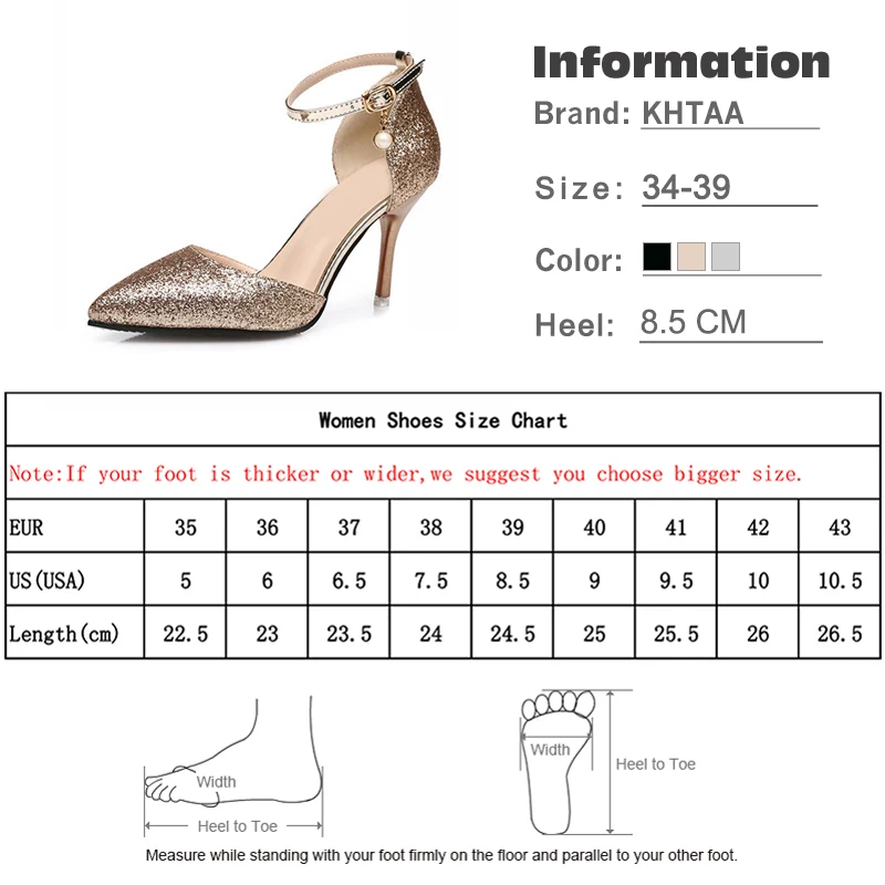 

Women Thin High Heels Bling Bling Point toe Pumps Elegant Crystals Female Glod Sliver Two Pieces Party Wedding Shoes Ladies
