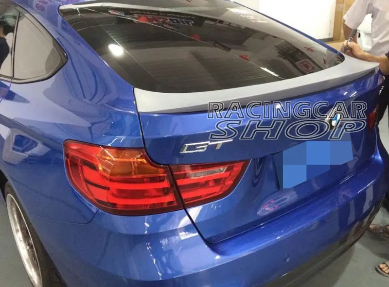 GT Реальные углеродного волокна задний спойлер багажника крыло губы для BMW F34 3-Series