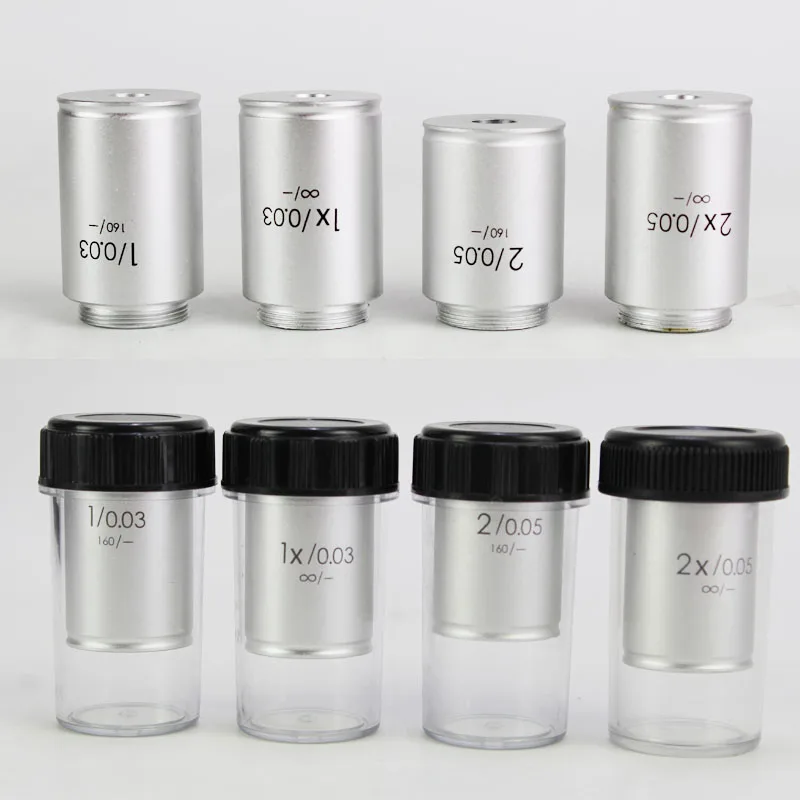 

Objective Lens Microscope Low Magnification Objective Lens 1x 2x Infinity Objective Lens Professional Microscope Accessories