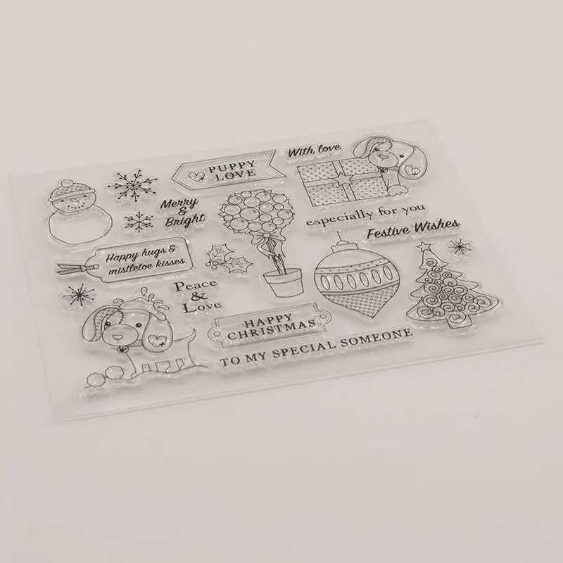 Прозрачный чистый силикон штамп/печать для DIY Скрапбукинг/фотоальбом