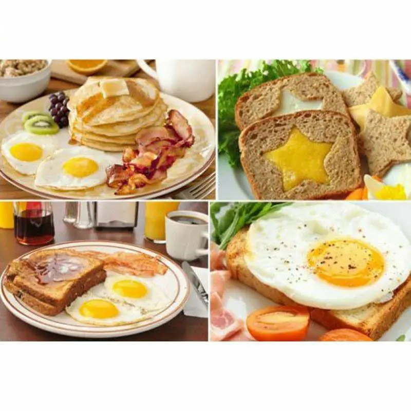 Форма для яиц завтрака формочка из нержавеющей стали кольцо блинов и шейпер