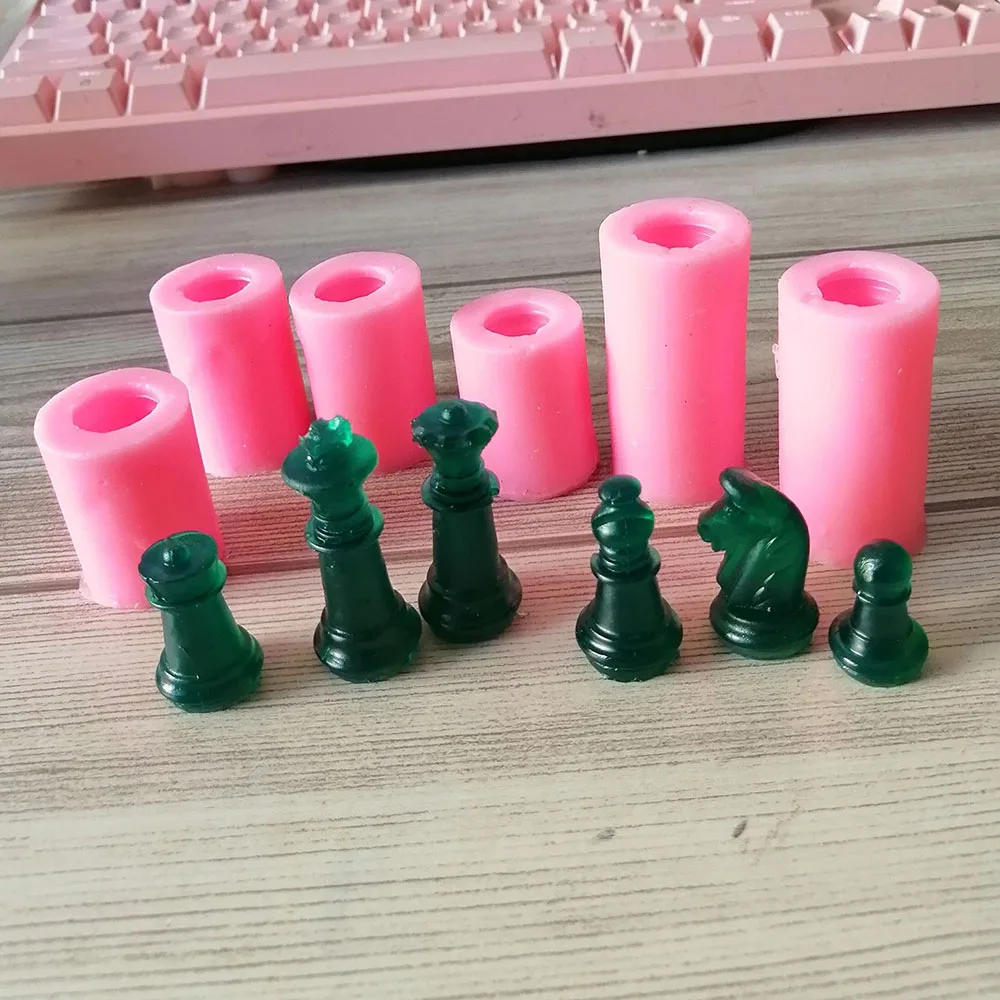 

Chess Silicone Mold Silicon Resin Mold Rubber mold DIY