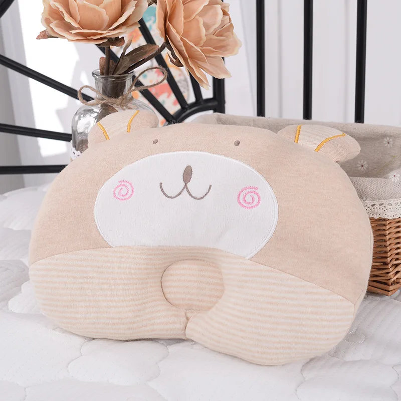 

New-style Color Cotton Newborn Stereotypes Pillow Cotton Bear-shaped Pillow Cotton 28*22cm Maternity and Baby Products