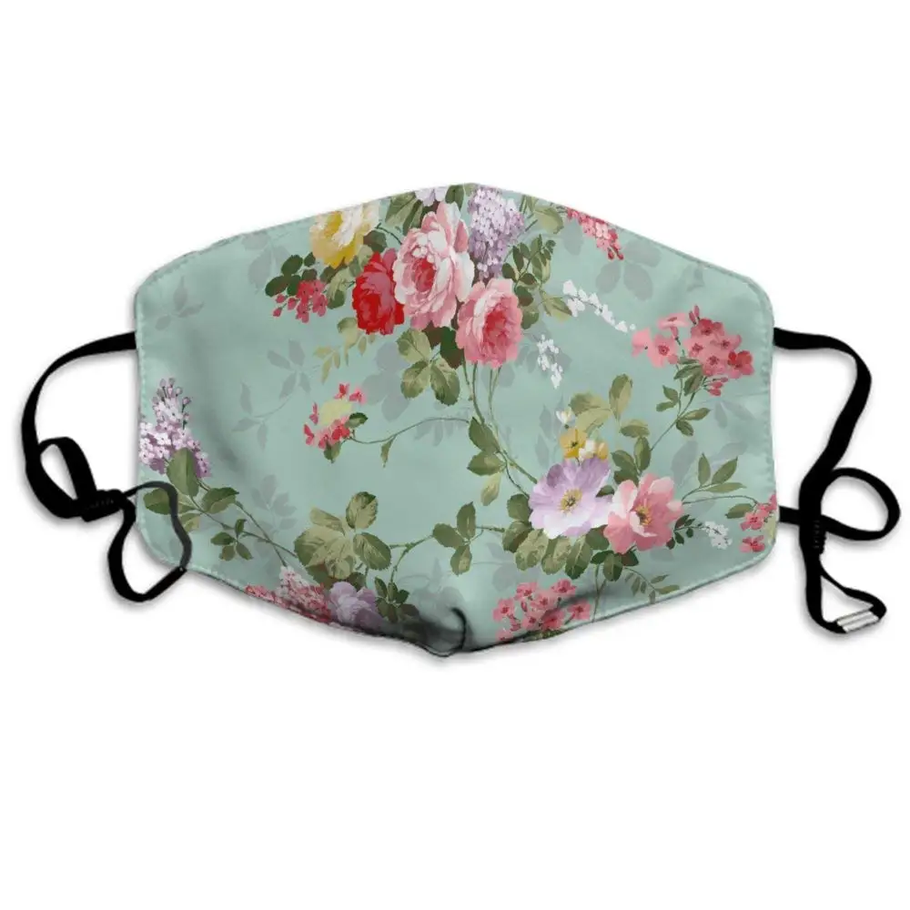 

AGRBLUEN Unisex Breathable 100% Polyester Face Mouth Cover Protective Anti Dust Pollution Mouth Mask Washable Reusable