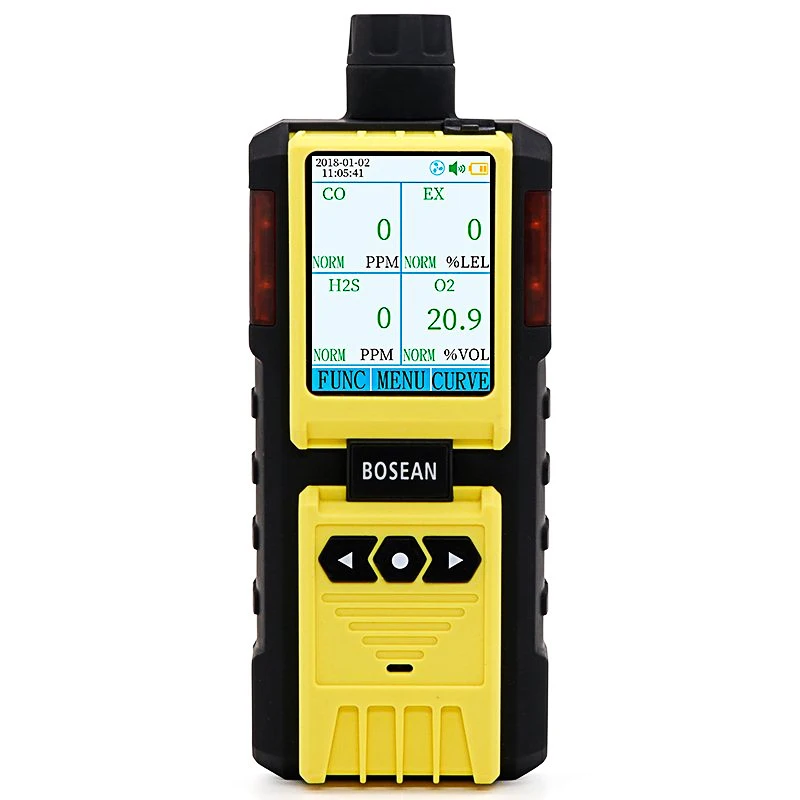Детектор газа 4 в 1 детектор горючих газов H2S CO O2 ЖК дисплей монитор утечки ручной