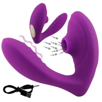 wearable strong suction vibrator nipple corrector female masturbation device clitoris stimulator usb adult sex toys for couples