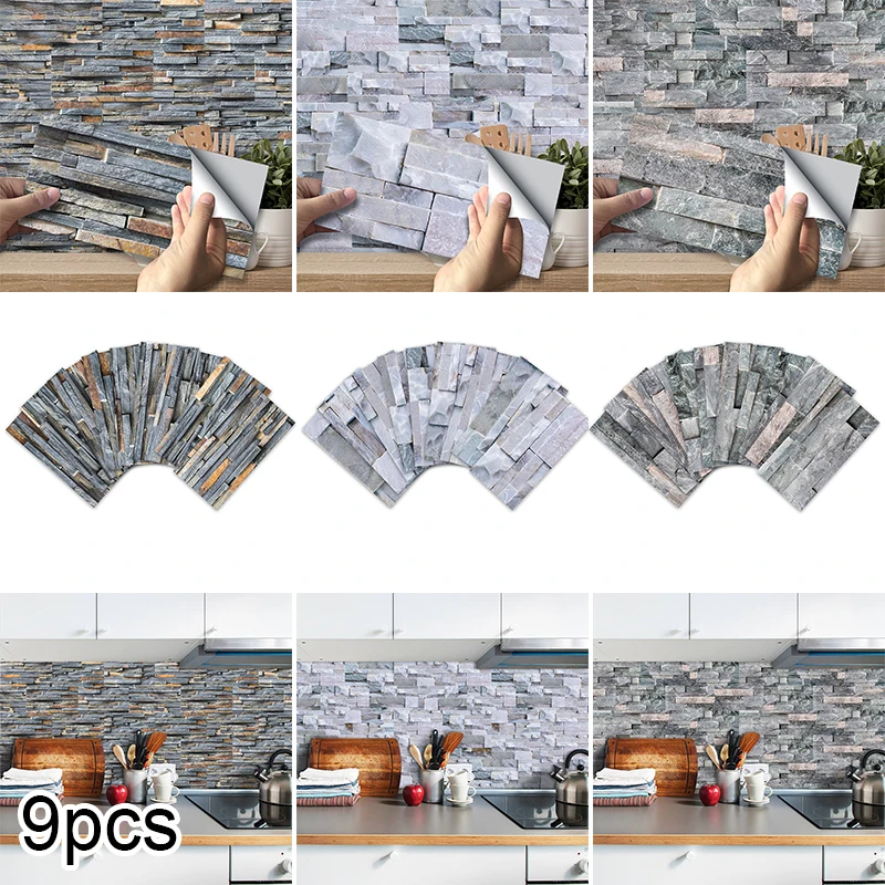 9 * наклейки на стену современный дом ванная комната ПВХ плитка декор для балкона