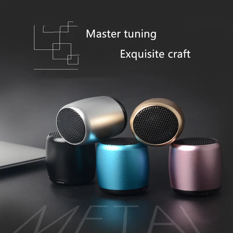 Металлический bluetooth-динамик мини-беспроводной сабвуфер Портативные