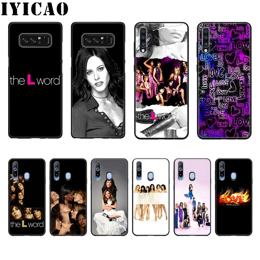 Мягкий силиконовый чехол L Word для Samsung Galaxy Note 8 9 10 Plus A50s A40s A30s A20s A10s из ТПУ|Бамперы| |