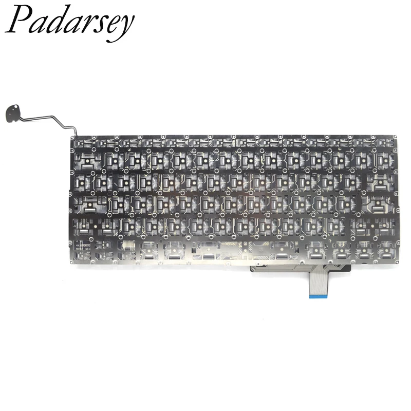 Клавиатура Pardarsey совместима с MacBook Pro Unibody 17 дюймов A1297 2009 2010 2011 2012 США Испания Франция Германия Италия.